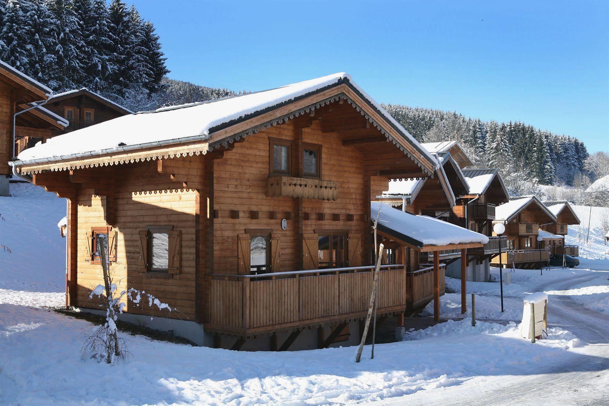 Residence Nemea Les Chalets Du Bois De Champelle Morillon Exterior photo