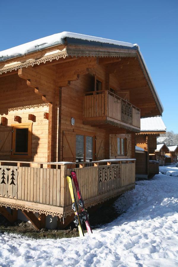 Residence Nemea Les Chalets Du Bois De Champelle Morillon Exterior photo